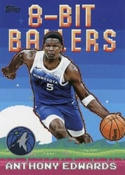 2025-26 Topps 8-Bit Ballers Anthony Edwards #8B-18 card