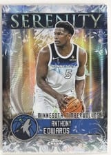 2025 Topps Chrome Serenity Anthony Edwards #SY-4 card