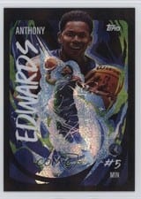 2025 Topps Chrome Ultra Violet All-Stars Anthony Edwards #UV-7 card