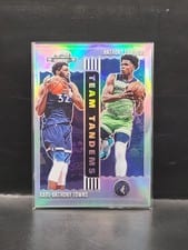 2020-21 Panini Contenders Optic Team Tandems Anthony Edwards / Karl-Anthony Towns #18 card