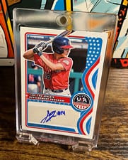 2025 Panini Stars & Stripes 15U National Team Signatures Anthony Frausto III #NTS-AF card
