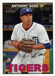 2016 Topps Heritage Base Set Anthony Gose #29 card