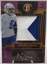 2024 Panini Gold Standard Rookie Jersey Autographs Jumbo Anthony Gould #276 card