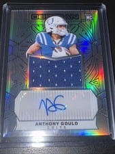 2024 Panini Obsidian Rookie Jumbo Jersey Autographs Anthony Gould #240 card