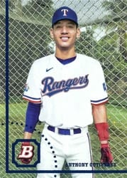 2022 Bowman Heritage Prospects Anthony Gutierrez #BHP-122 card