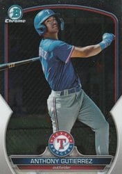 2023 Bowman Chrome Prospects Anthony Gutierrez #BCP-166 card