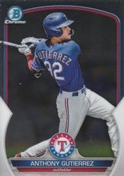 2023 Bowman Chrome Prospects Anthony Gutierrez #BCP-85 card