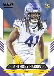 2021 Score Base Set Anthony Harris #149 card