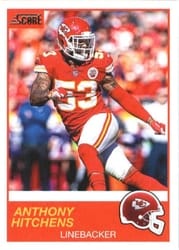 2019 Score Base Set Anthony Hitchens #8 card