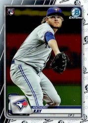 2020 Bowman Chrome Base Set Anthony Kay #16 card