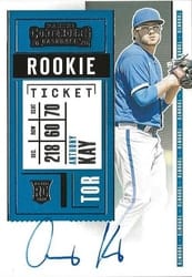 2020 Panini Contenders Base Set Anthony Kay #125 card