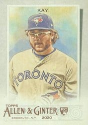 2020 Topps Allen & Ginter Base Set Anthony Kay #174 card