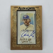 2020 Topps Allen & Ginter Mini Autographs Anthony Kay #MA-AK card