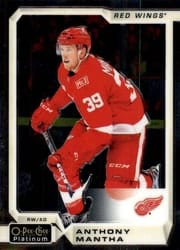 2018-19 O-Pee-Chee Platinum Base Set Anthony Mantha #123 card