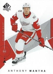 2018-19 SP Authentic Base Set Anthony Mantha #30 card