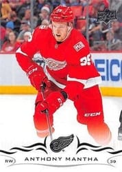 2018-19 Upper Deck Base Set Anthony Mantha #67 card