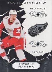 2018-19 Upper Deck Black Diamond Base Set Anthony Mantha #BDB-MA card