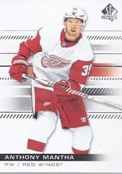 2019-20 SP Authentic Base Set Anthony Mantha #20 card