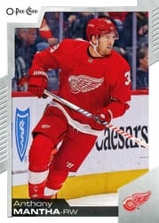 2020-21 O-Pee-Chee Base Set Anthony Mantha #105 card