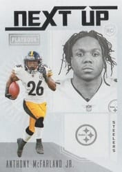 2020 Panini Playbook Next Up Anthony McFarland Jr #NU-40 card