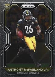2020 Panini Prizm Base Set Anthony McFarland Jr. #393 card