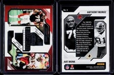 2024 Panini Contenders Historic Draft Class Contenders Anthony Munoz / Art Monk #4 card