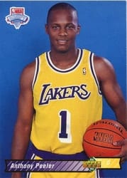 1992-93 Upper Deck Base Set Anthony Peeler #11 card