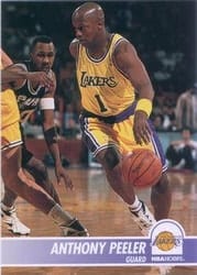 1994-95 Hoops Base Set Anthony Peeler #103 card