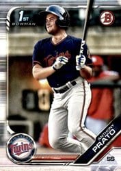 2019 Bowman Draft Base Set Anthony Prato #BD-101 card