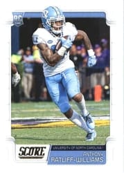 2019 Score Base Set Anthony Ratliff-Williams #389 card