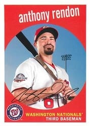 2018 Topps Archives Base Set Anthony Rendon #34 card