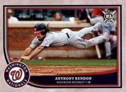 2018 Topps Big League Base Set Anthony Rendon #169 card