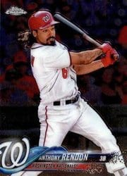 2018 Topps Chrome Base Set Anthony Rendon #165 card