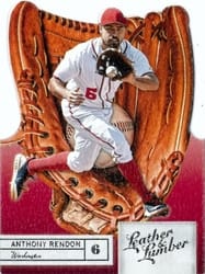 2019 Panini Leather & Lumber Base Set Anthony Rendon #33 card