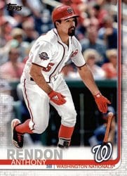 2019 Topps Base Set Anthony Rendon #242 card