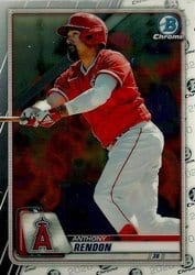 2020 Bowman Chrome Base Set Anthony Rendon #93 card