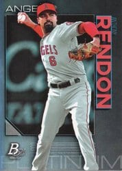 2020 Bowman Platinum Base Set Anthony Rendon #64 card