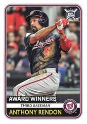 2020 Topps Big League Base Set Anthony Rendon #284 card