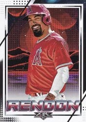 2020 Topps Fire Base Set Anthony Rendon #129 card