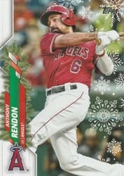 2020 Topps Holiday Base Set Anthony Rendon #HW76a card