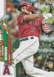 2020 Topps Holiday Base Set Anthony Rendon #HW76b card