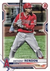 2021 Bowman Base Set Anthony Rendon #93 card