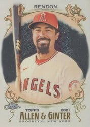 2021 Topps Allen & Ginter Chrome Base Set Anthony Rendon #15 card