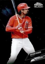 2021 Topps Chrome Black Base Set Anthony Rendon #54 card