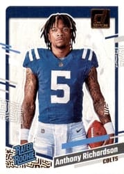 2023 Donruss Rated Rookie Portrait Anthony Richardson #2 card