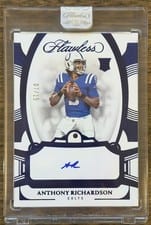 2023 Panini Flawless Rookie Gems Signatures Anthony Richardson #2 card