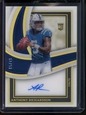 2023 Panini Immaculate Collection Immaculate Rookie Shadowbox Signatures Anthony Richardson #1 card