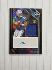 2023 Panini Limited Rookie Patch Autographs Anthony Richardson #102 card