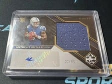 2023 Panini Limited Rookie Patch Autographs Jumbo Anthony Richardson #144 card