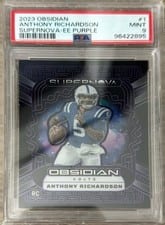 2023 Panini Obsidian Supernova Anthony Richardson #1 card